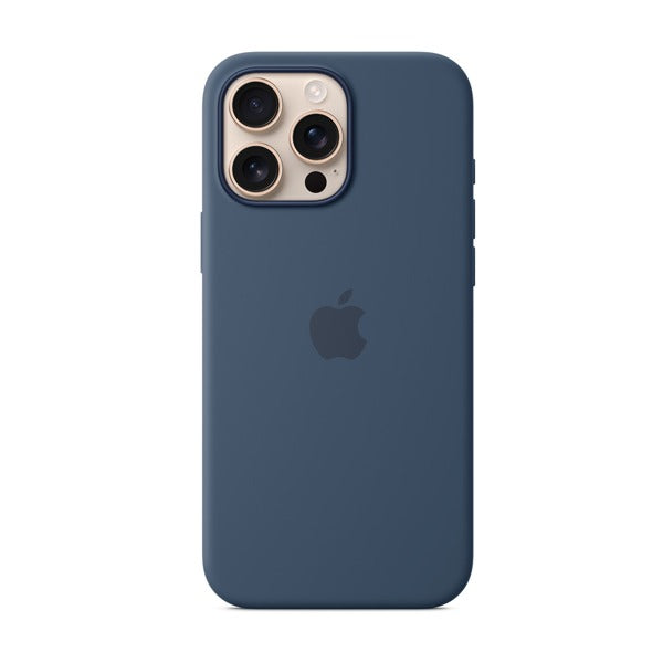 Apple iPhone 16 Pro Max Silicone Case with MagSafe | Denim Apple iPhone 16 Pro Max Silicone Case with MagSafe | Denim